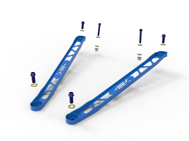 aFe CONTROL 304 Stainless Steel Front Suspension Strut Brace Blue - Toyota GR Supra (A90) 20-21 - 450-721003-L
