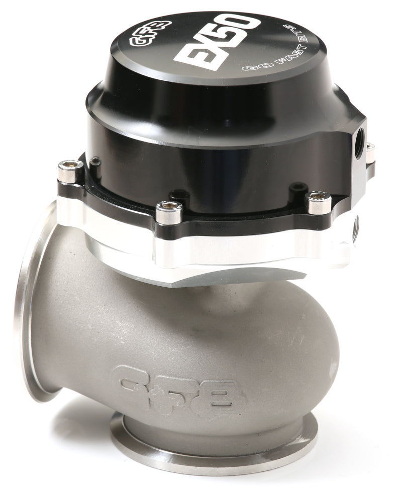 GFB EX50 50mm V-band Wastegate - 7001 by Go Fast Bits - front view
