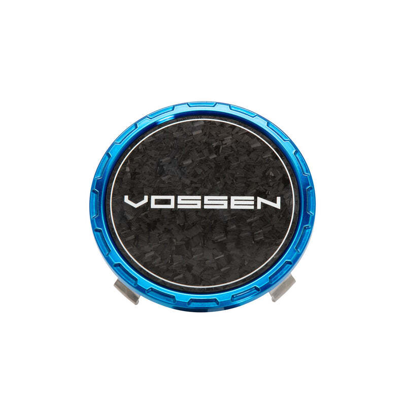 Vossen Classic Carbon Billet Sport Cap 2.0 - Small (VHF) - Transparent Blue - Forged (Gloss) - CAPBSC2-SM-CL-BL-F
