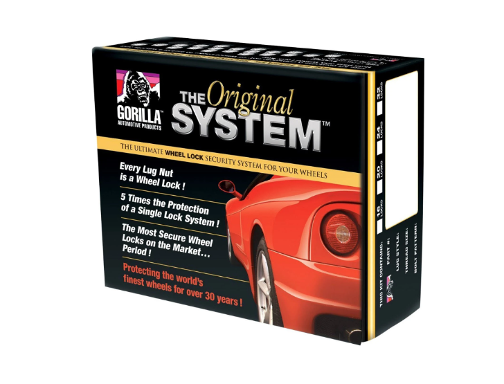 Gorilla Automotive - System Lock 6lug 14-1.50 Dup Acorn Blk - 76644NBC