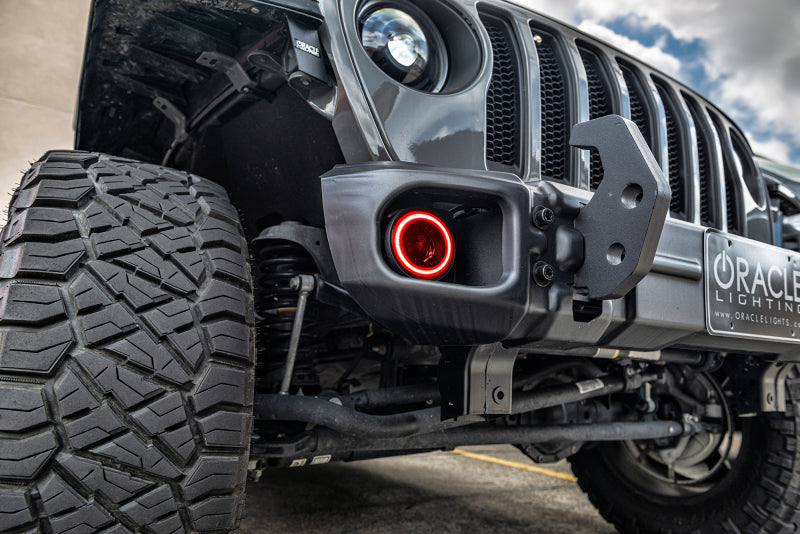 Oracle Jeep Wrangler JK/JL/JT High Performance W LED Fog Lights - ColorSHIFT - Dynamic SEE WARRANTY - 5846-332