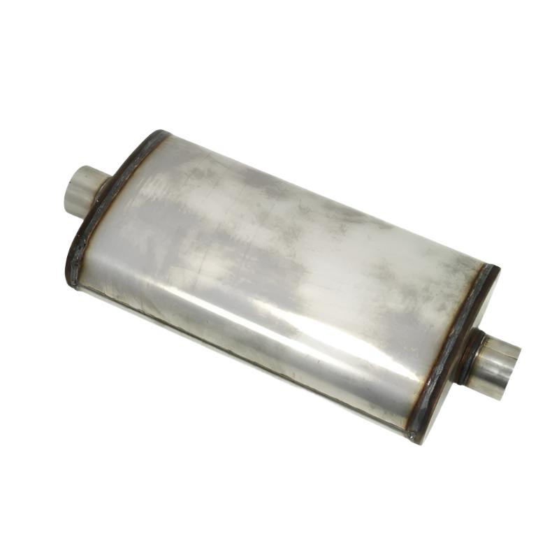 JBA Universal Dual Core 304SS Muffler 22x11x6 3in Inlet Diameter - 40-302201