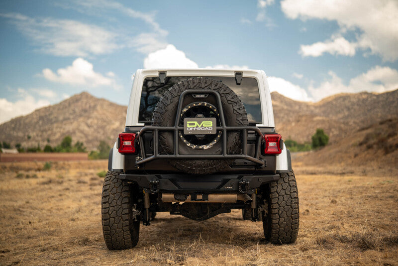 DV8 18-25 Jeep Wrangler JL Body Mounted Tire Carrier - TCJL-14