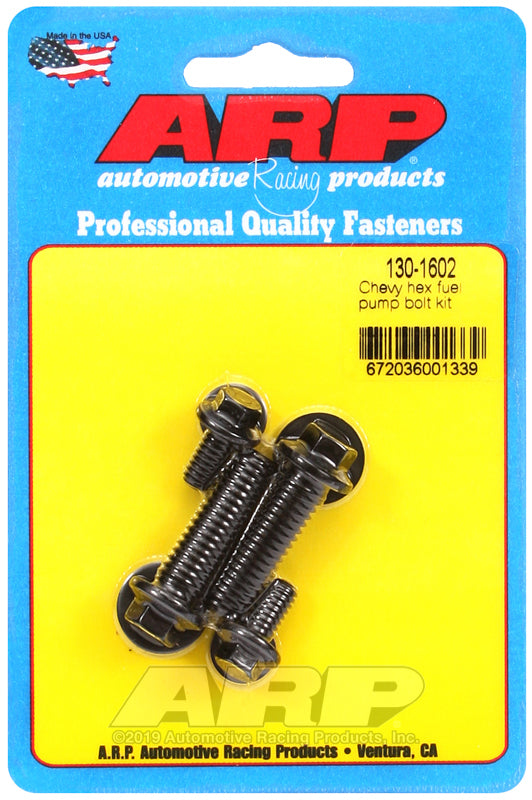 ARP Chevy SB / BB Fuel Pump Hex Bolt Kit - 130-1602