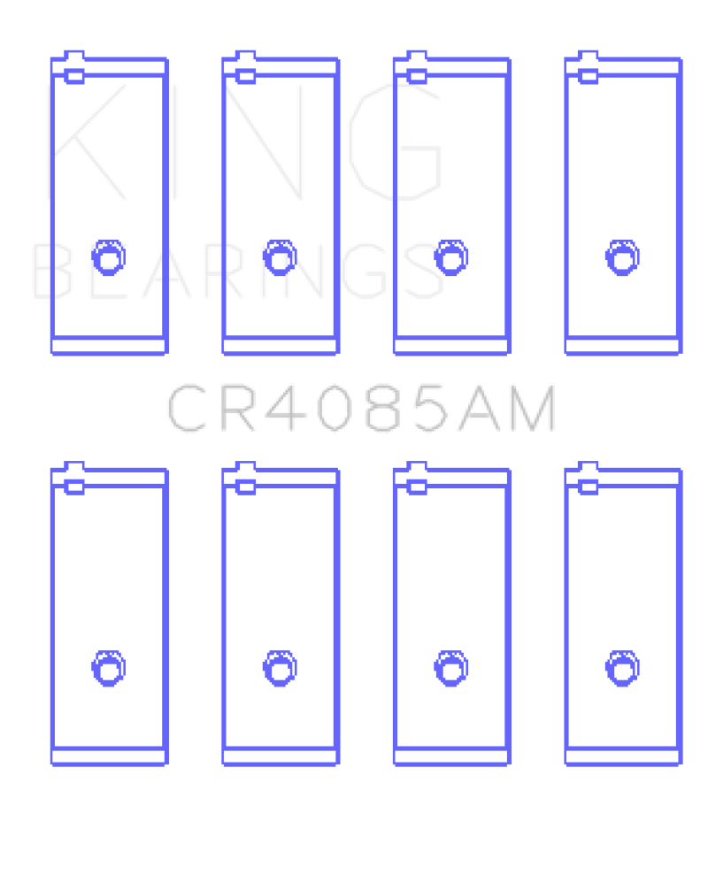 King Toyota 2T / 3T / 3T-G / 4T-G (Size Standard) Connecting Rod Bearing Set - CR4085AM
