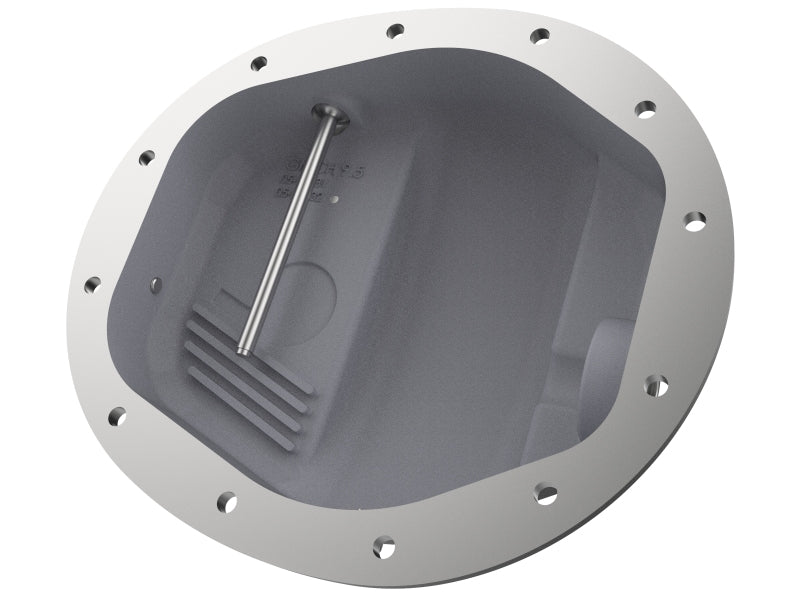 aFe Pro Series GMCH 9.5 Rear Diff Cover Black w/ Machined Fins 19-20 GM Silverado/Sierra 1500 - 46-71140B
