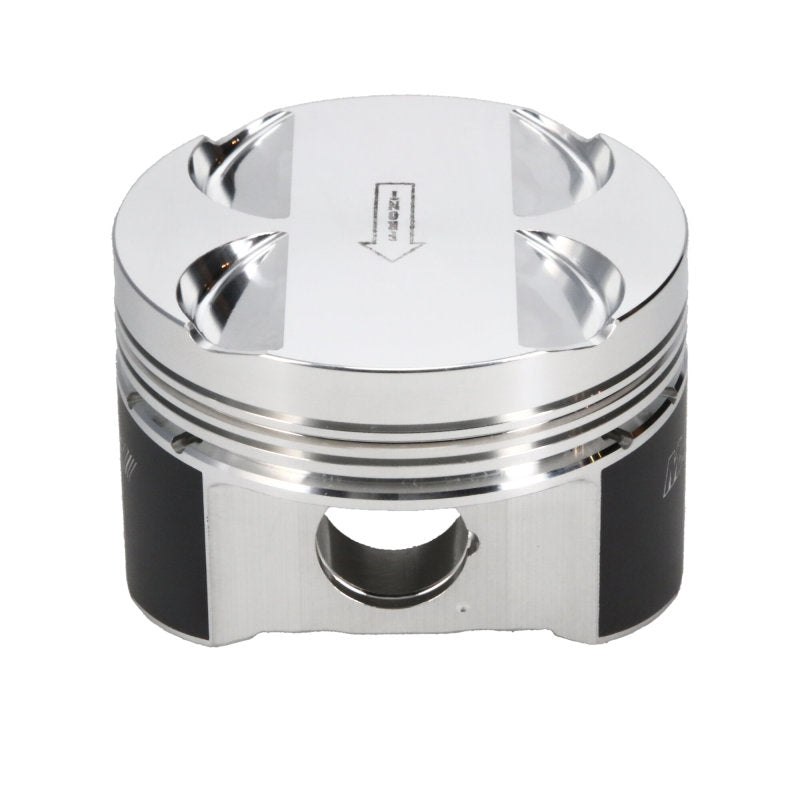 Manley 16+ Nissan VR30DDTT 86mm Bore 10:1 CR -3.5cc Dome Flat Top E/D Piston w/ Rings (SINGLE) - 642EGR1-1