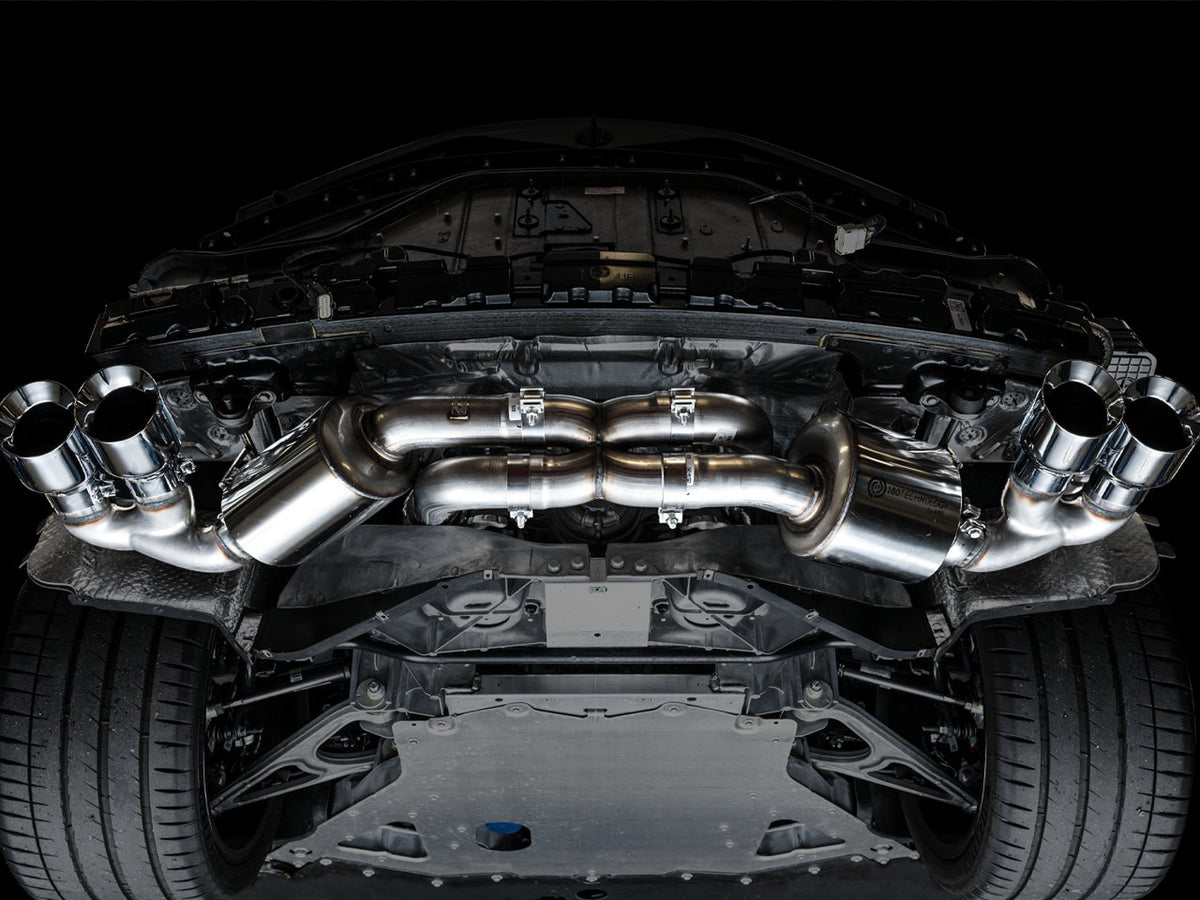 AWE Tuning 2020 Chevrolet Corvette (C8) Touring Edition Exhaust - Quad Chrome Silver Tips - 3015-42151
