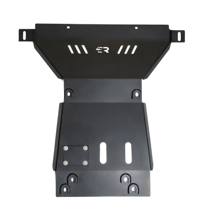 Cali Raised 2024+ Toyota Tacoma Front Skid Plate - Steel / Powder Coat - CR4332 - front view