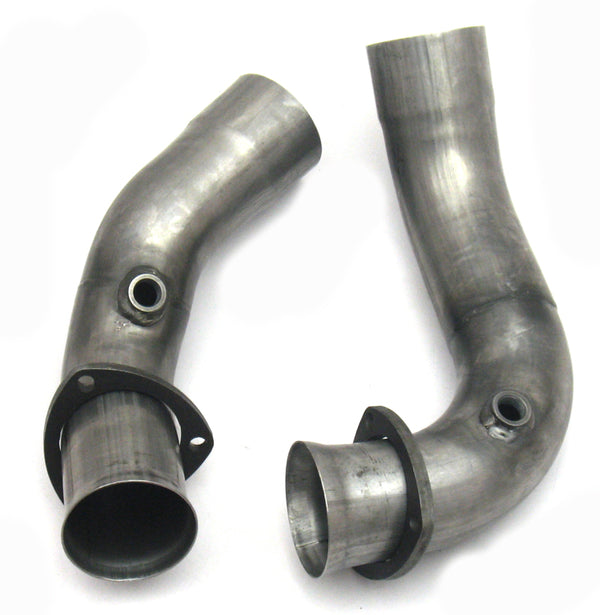 JBA 01-06 GM Truck 8.1L (w/Allison Trans) 409SS Emissions Legal Mid Pipes - 1860SY for 2001-2007 Chevrolet Silverado 2500 - f