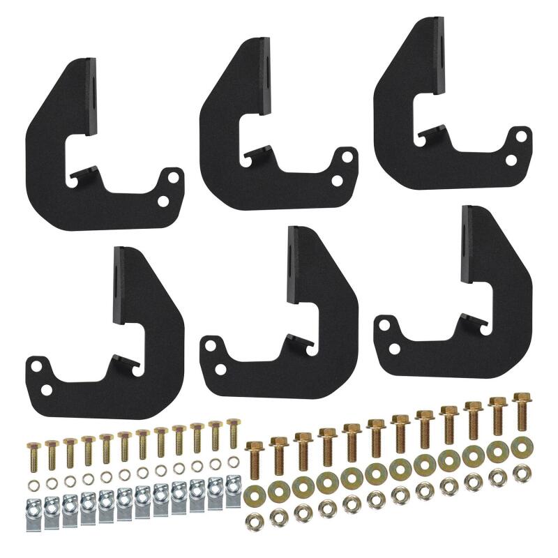 Westin 14-18 Chevy/GMC Silverado/Sierra 1500/2500/3500 Double Cab Outlaw Drop Nerf Bars Tex Black - 20-13715