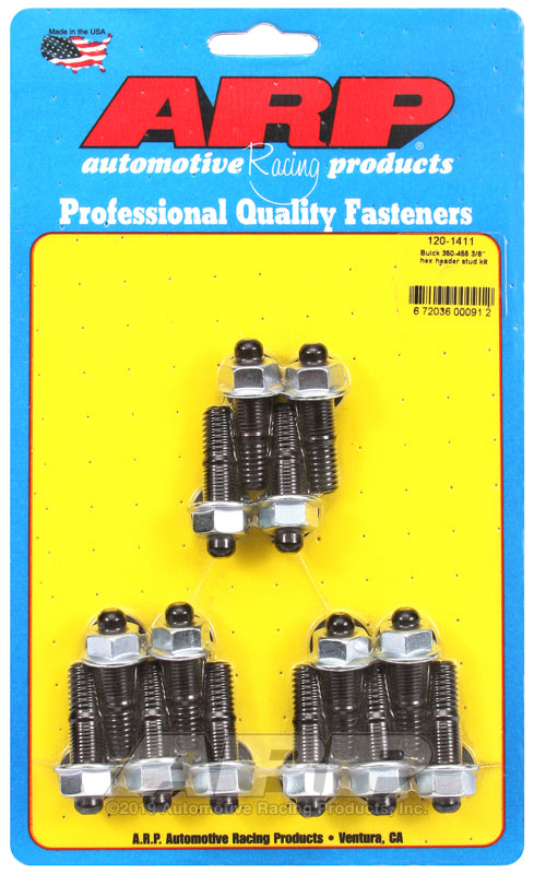 ARP Buick 350-455 3/8in hex header stud kit - 120-1411 by ARP