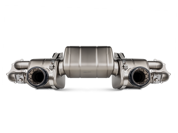 Akrapovic 2020+ Porsche Cayman GT4 (718) Slip-On Line (Option 2) w/Titanium Tips - S-PO/TI/18/1-TP