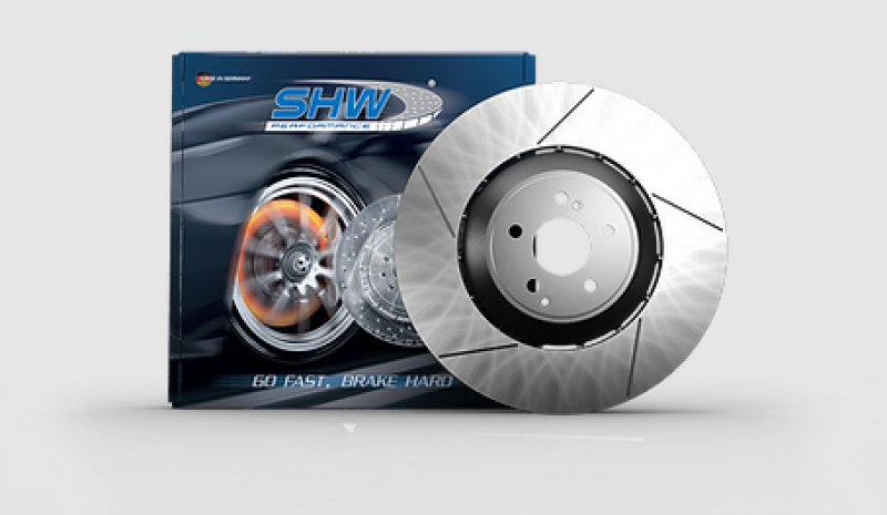 SHW 15-18 Porsche Macan Turbo w/19in Wheels/Perf Package Right Frt Slott LW Brake Rotor (95B615302M) - PFR49532 for 2015-2018