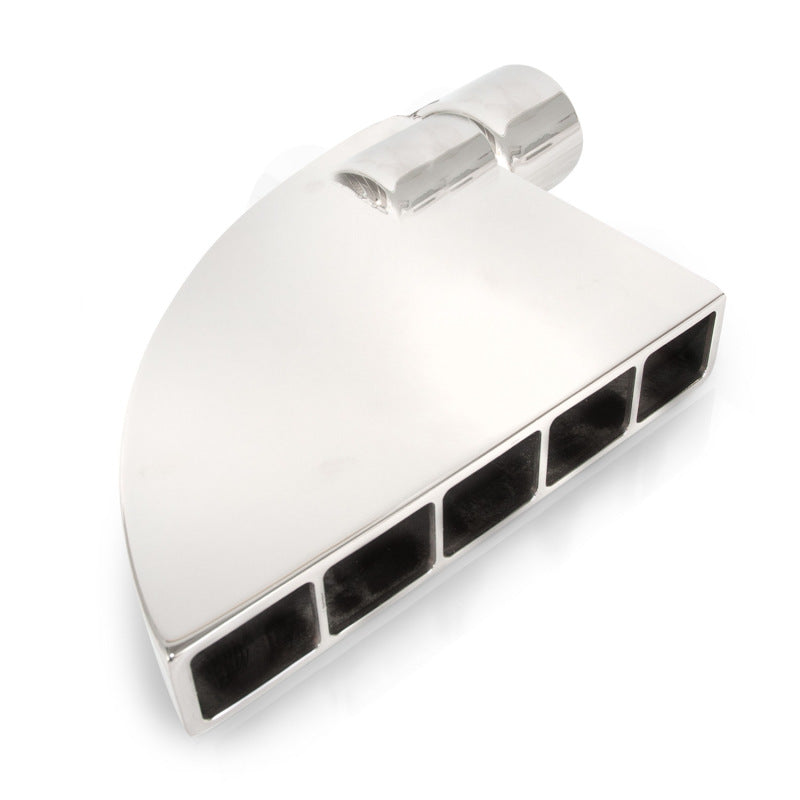 Stainless Works Boxxter Exhaust Tips 2 1/2in ID Inlet 1.5in x 8.5in 90 Degree - 801250-WG