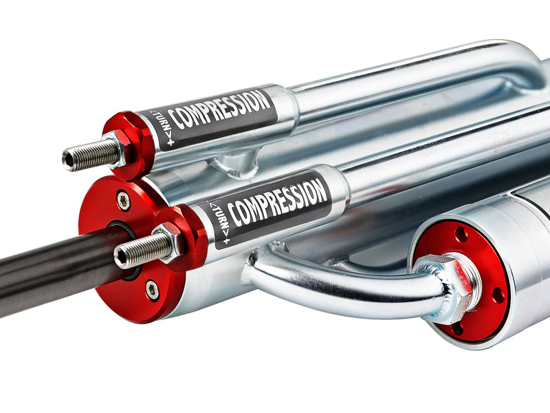 aFe Sway-A-Way 2.5 Bypass Shock 3-Tube w/ Piggyback Res. Left Side - 14in Stroke - 56000-0314-3L