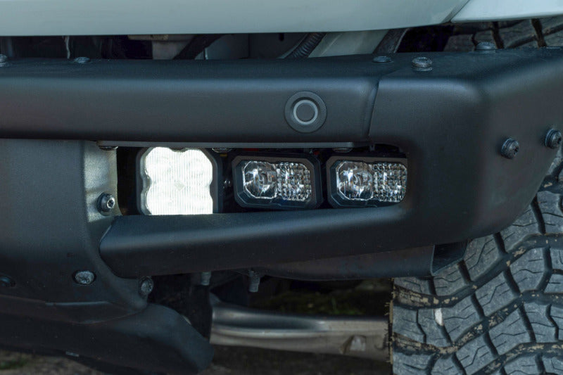 Diode Dynamics 2021 Ford Bronco Stage Series Fog Pocket Kit - White Pro - DD7180 for 2021-2026 Ford Bronco - side view