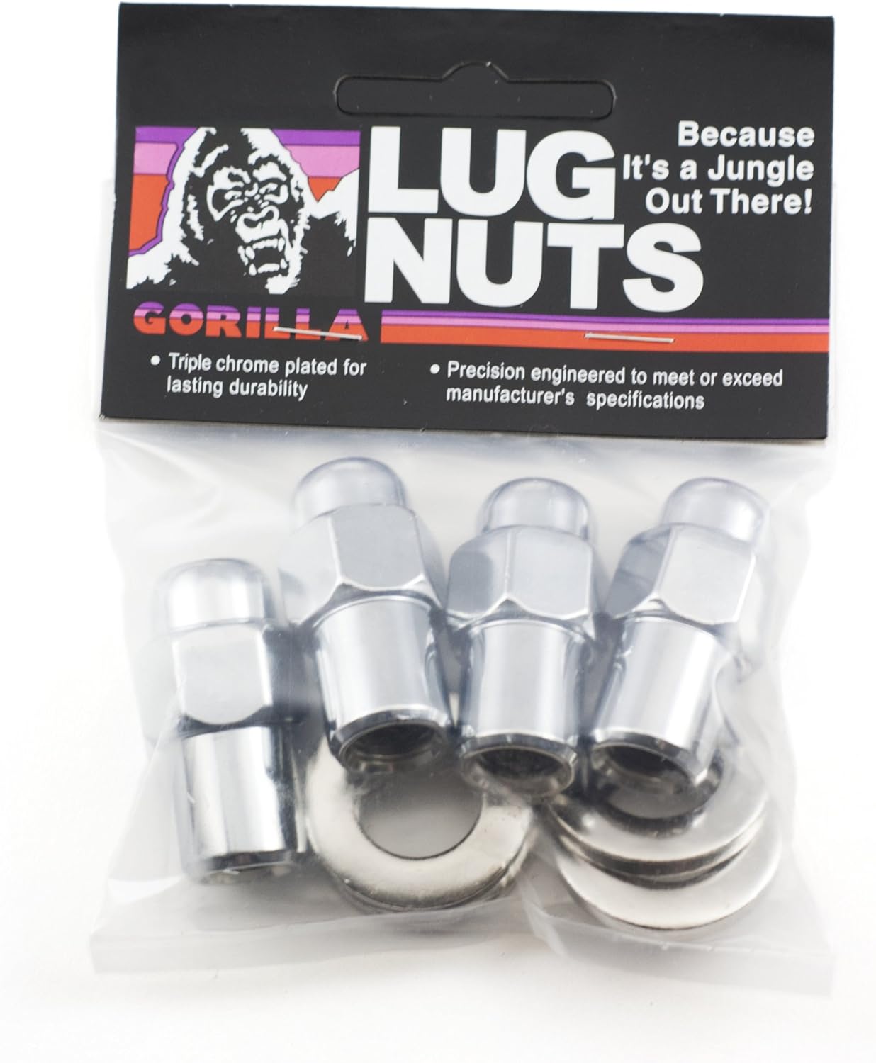 Gorilla Automotive - Cragar Mag Lug 13/16" 12-1.50 CHR Bag - 73137CRB