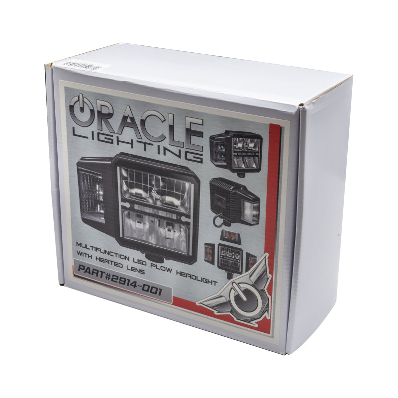 Oracle Lighting Multifunction LED Plow Headlight with Heated Lens 5700K SEE WARRANTY - 2914-001
