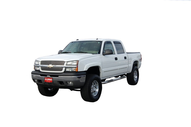 AVS 02-06 Cadillac Escalade EXT Ventvisor In-Channel Front &amp; Rear Window Deflectors 4pc - Smoke - 194355
