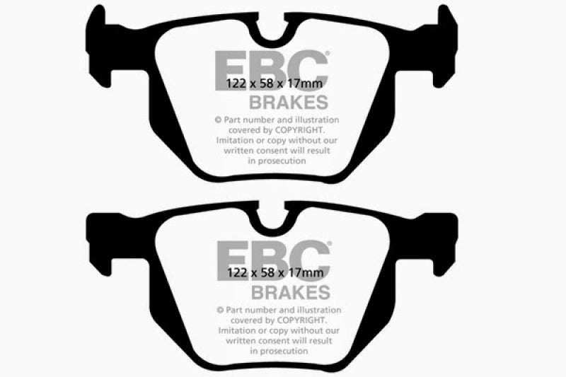 EBC 13+ BMW X1 3.0 Turbo (35i) Ultimax2 Rear Brake Pads - UD1170