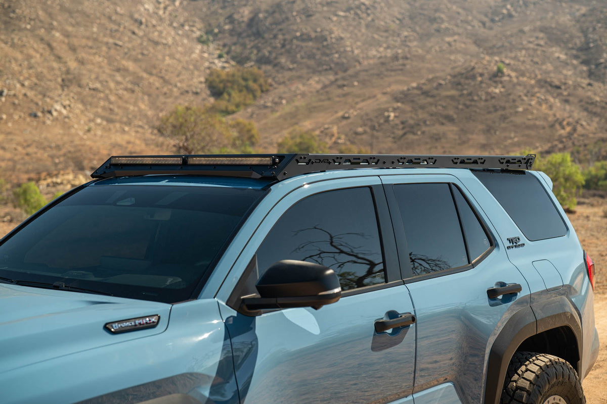 DV8 Offroad - 2025-2026 4Runner Roof Rack Light Cutout Fairing - RRTF3-02L