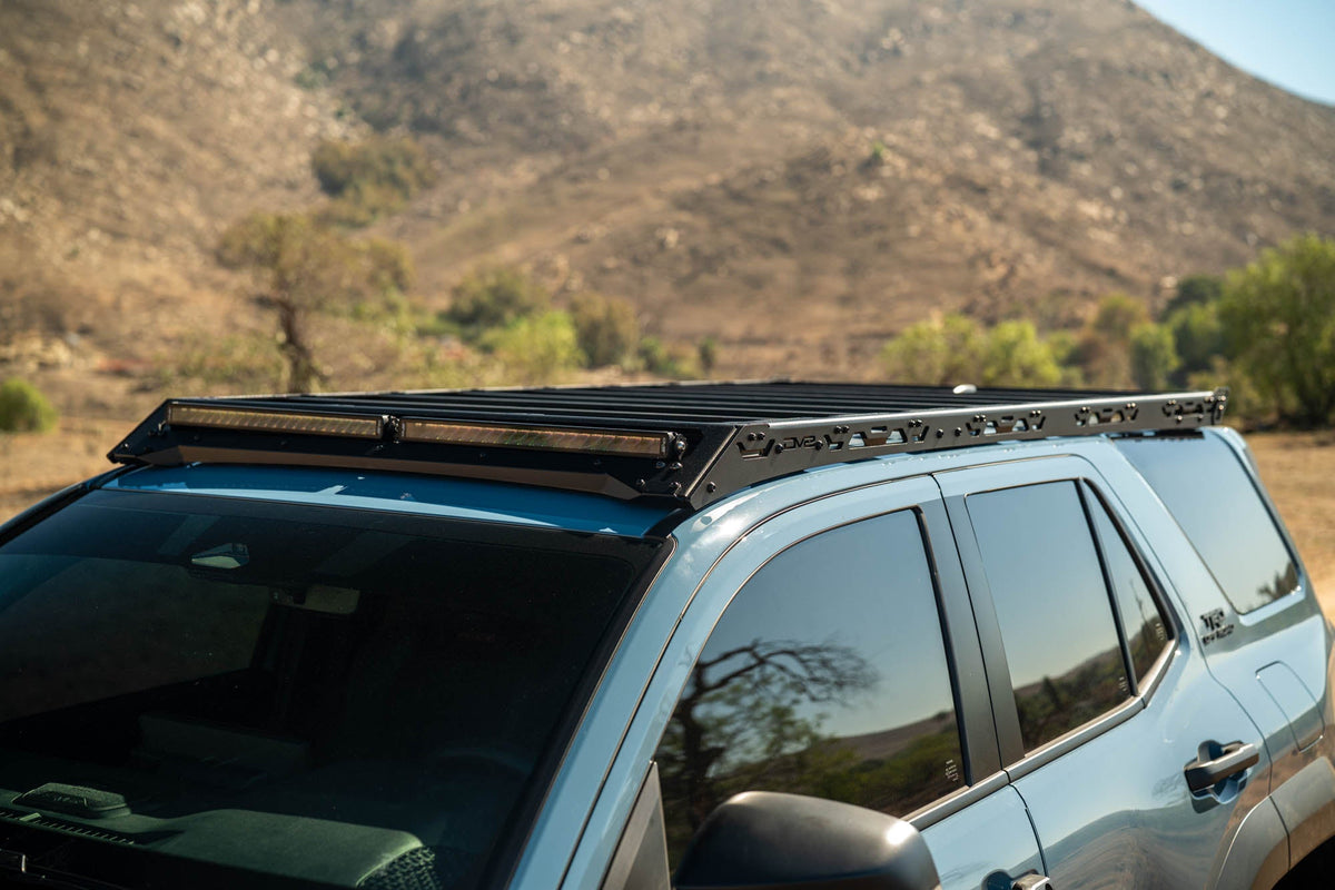DV8 Offroad - 2025-2026 4Runner Roof Rack Light Cutout Fairing - RRTF3-02L