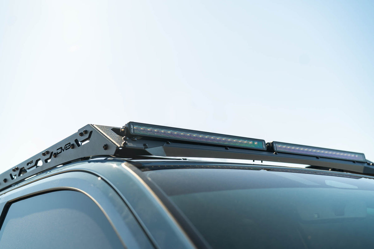 DV8 Offroad - 2025-2026 4Runner Roof Rack Light Cutout Fairing - RRTF3-02L