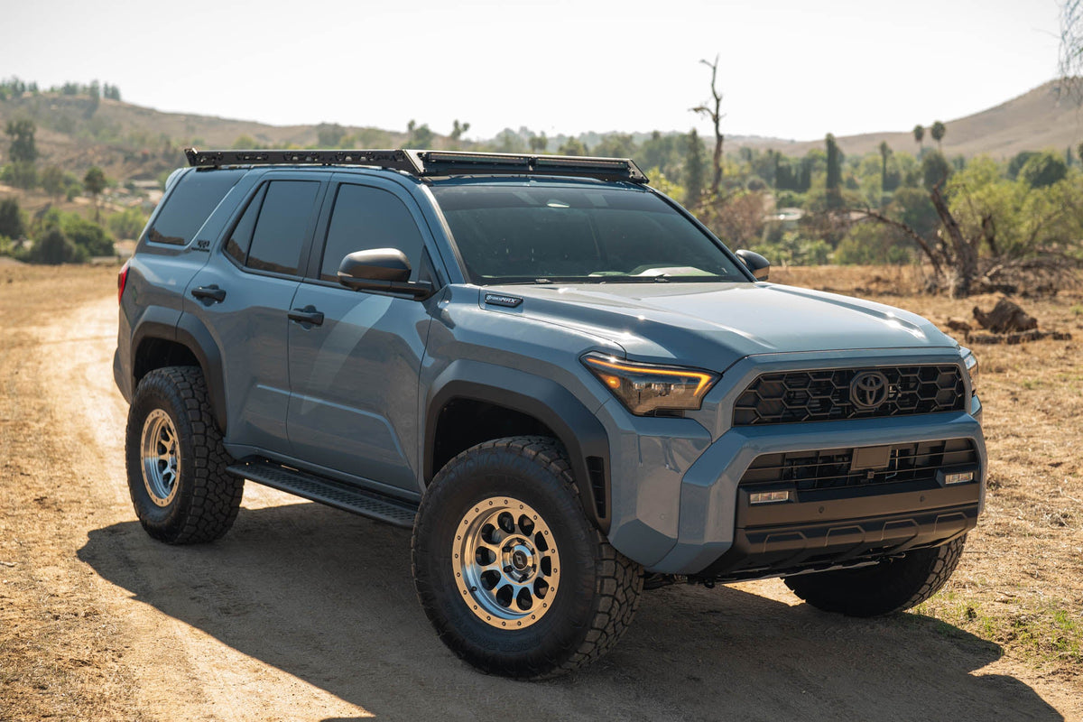 DV8 Offroad - 2025-2026 4Runner Roof Rack Light Cutout Fairing - RRTF3-02L