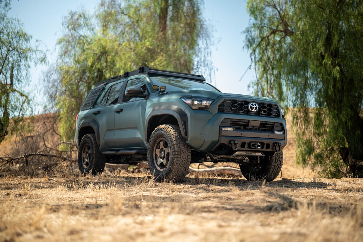 DV8 Offroad - 2025-2026 Toyota 4Runner Centric Winch Front Bumper - FBTF3-03