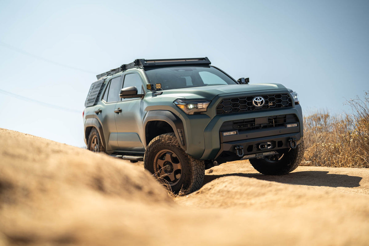 DV8 Offroad - 2025-2026 Toyota 4Runner Centric Winch Front Bumper - FBTF3-03