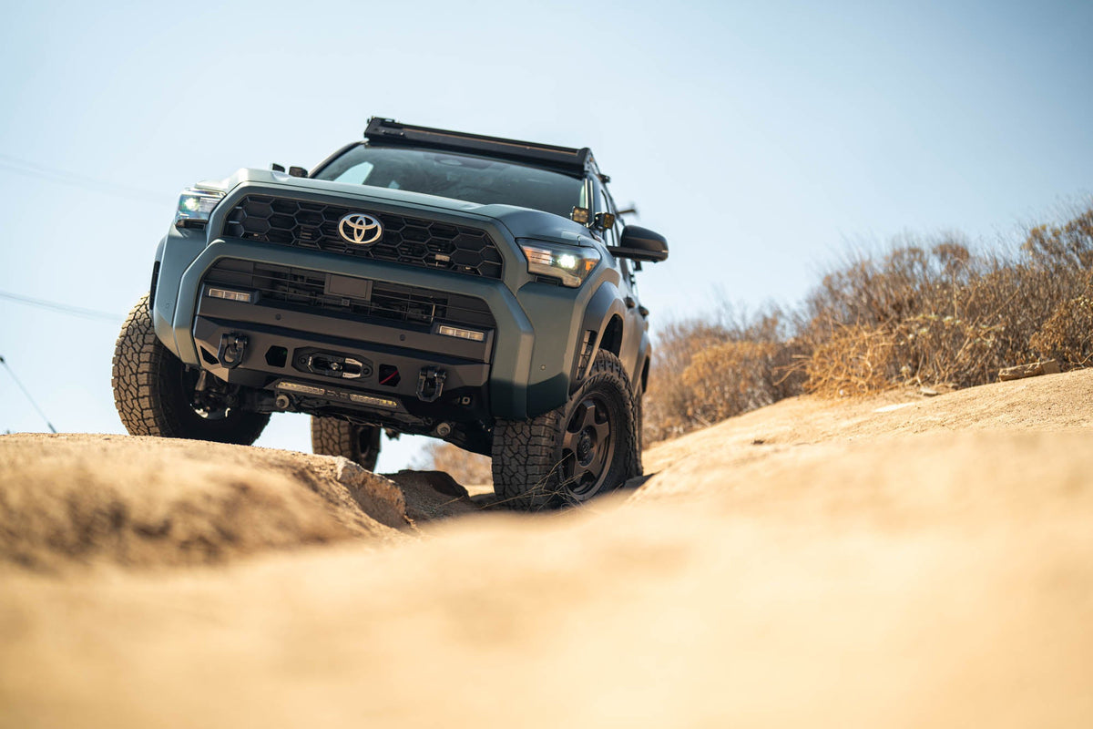 DV8 Offroad - 2025-2026 Toyota 4Runner Centric Winch Front Bumper - FBTF3-03