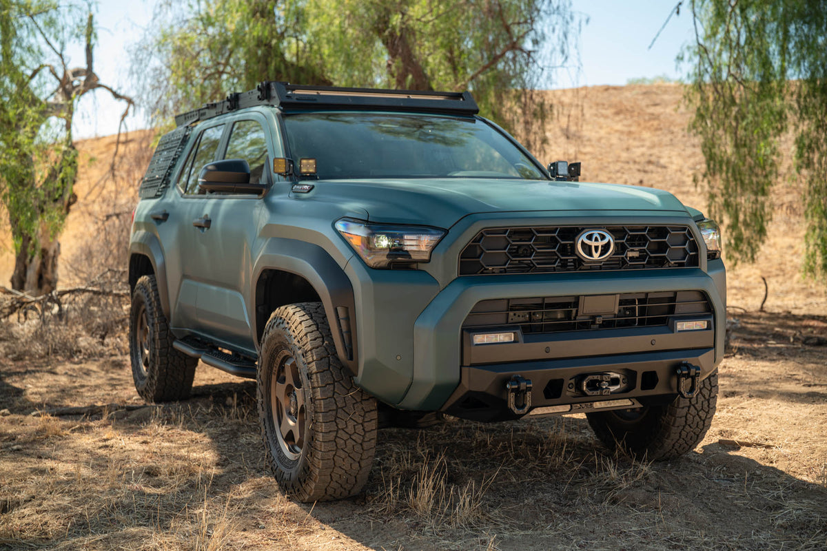 DV8 Offroad - 2025-2026 Toyota 4Runner Centric Winch Front Bumper - FBTF3-03