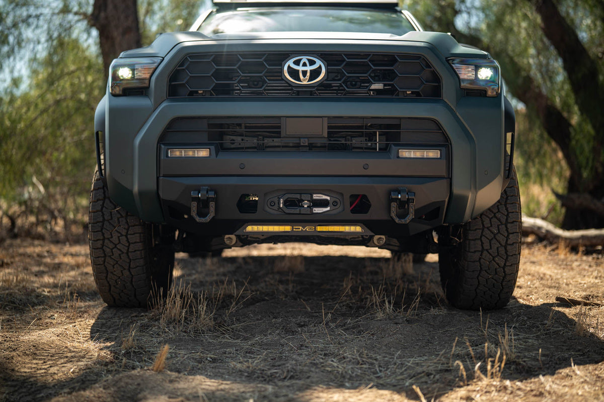 DV8 Offroad - 2025-2026 Toyota 4Runner Centric Winch Front Bumper - FBTF3-03