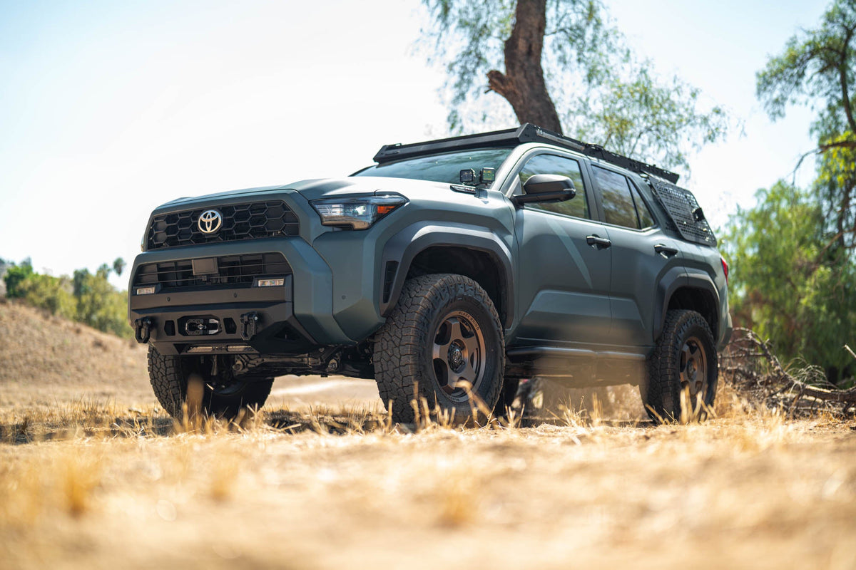 DV8 Offroad - 2025-2026 Toyota 4Runner Centric Winch Front Bumper - FBTF3-03