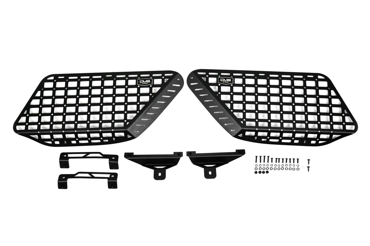 DV8 Offroad - 2025 Toyota 4Runner Rear Window Pocket Molle Panels - MPTF3-02