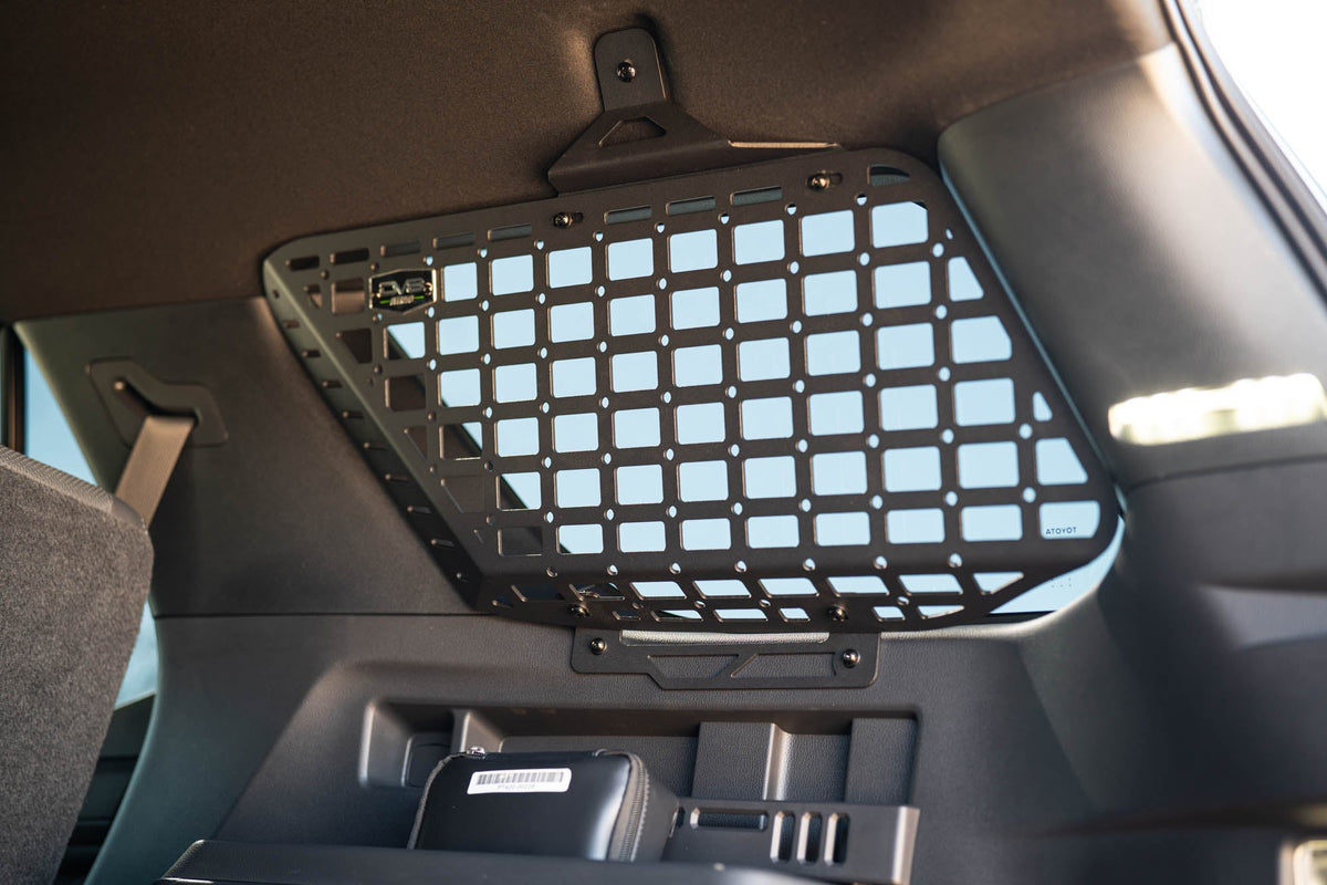 DV8 Offroad - 2025 Toyota 4Runner Rear Window Pocket Molle Panels - MPTF3-02