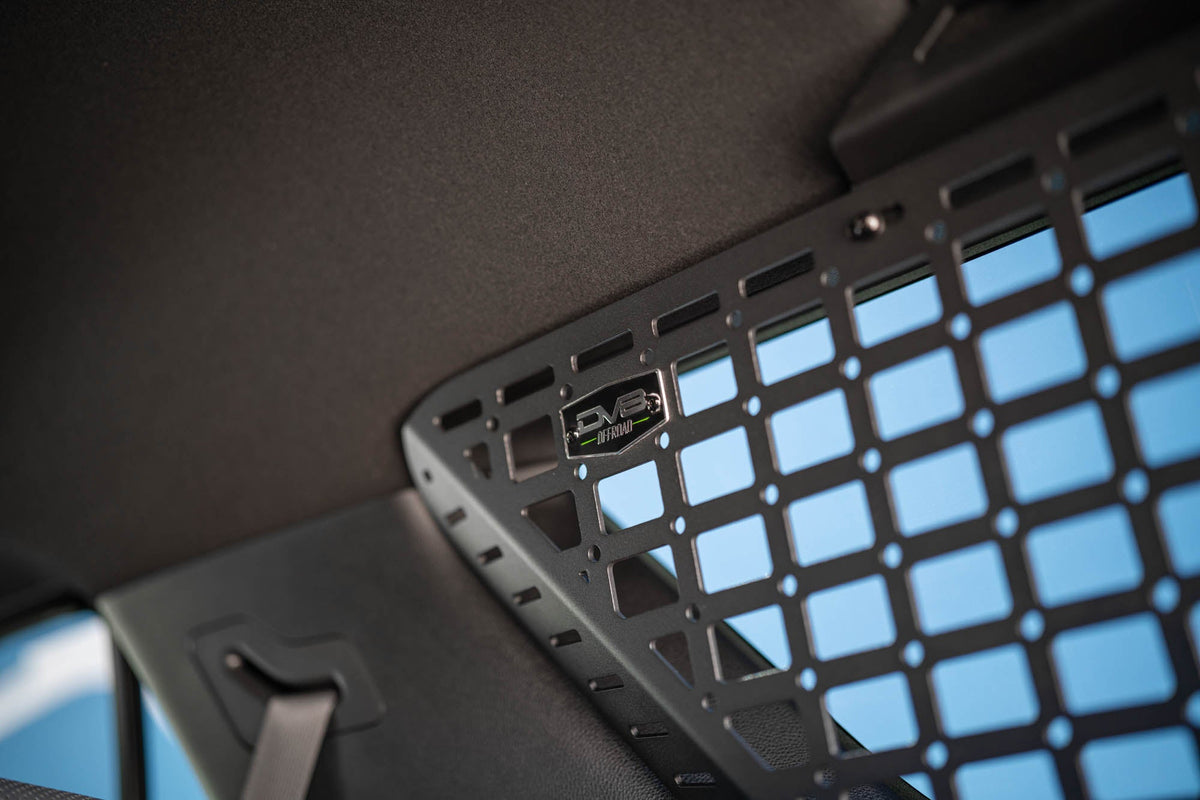 DV8 Offroad - 2025 Toyota 4Runner Rear Window Pocket Molle Panels - MPTF3-02