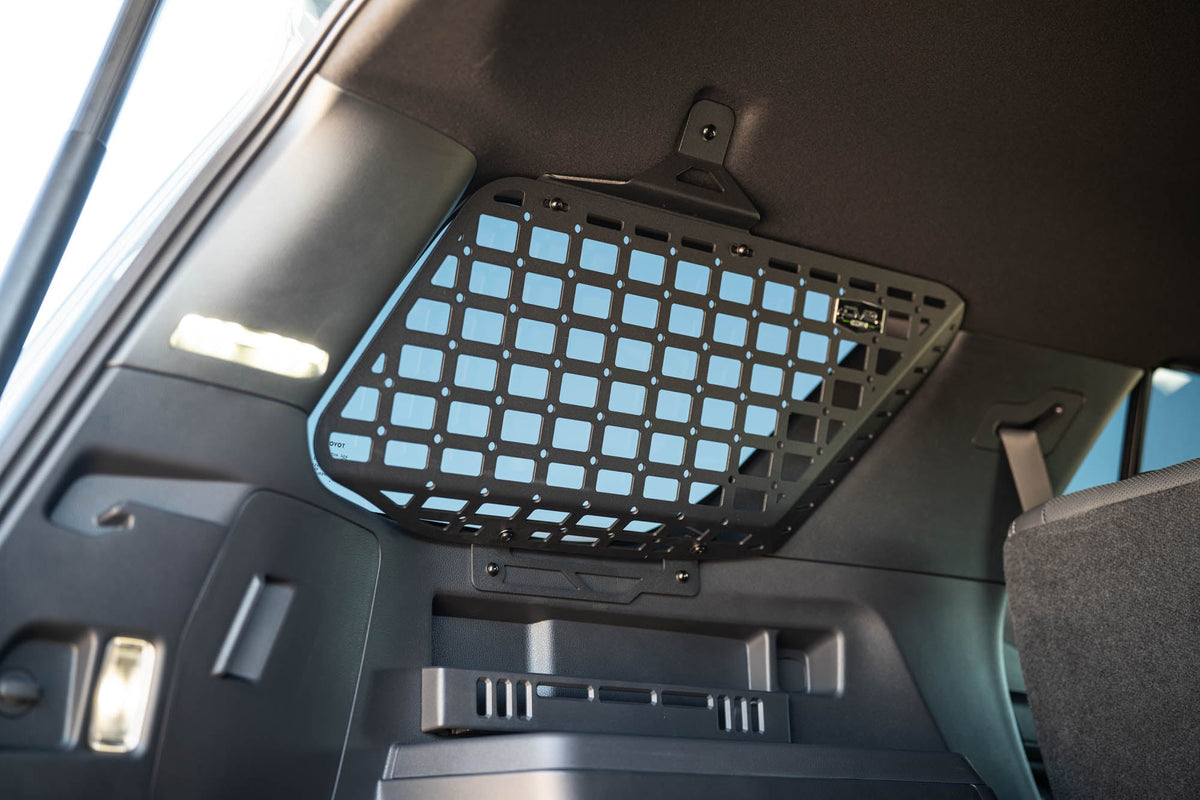 DV8 Offroad - 2025 Toyota 4Runner Rear Window Pocket Molle Panels - MPTF3-02