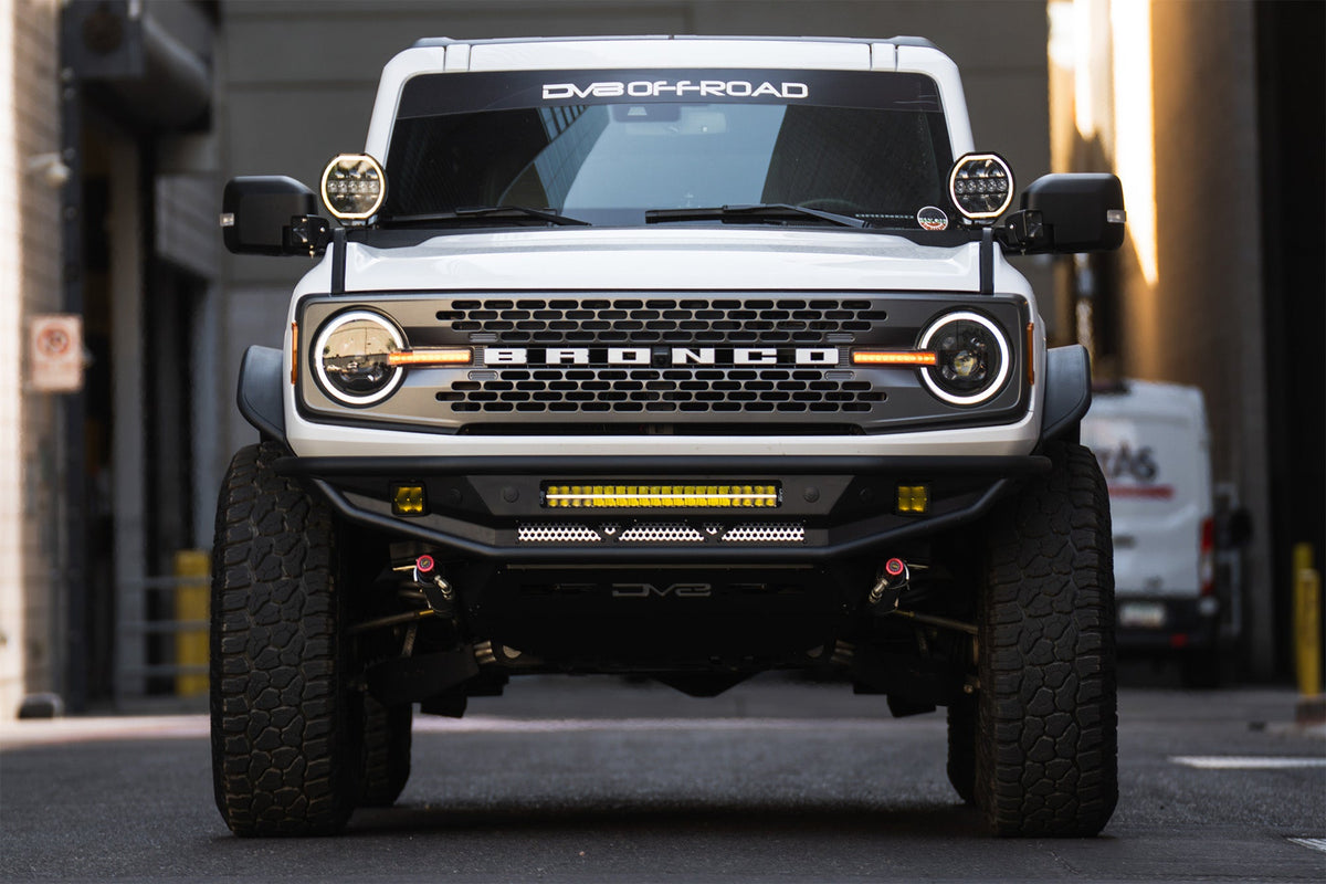 DV8 Offroad - 2021-2026 Ford Bronco Black Headlights - HLCBR-01