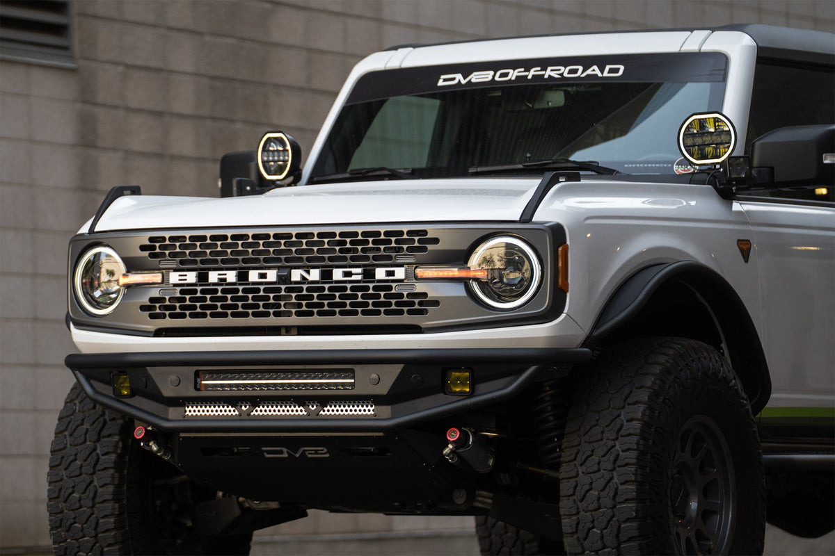 DV8 Offroad - 2021-2026 Ford Bronco Black Headlights - HLCBR-01