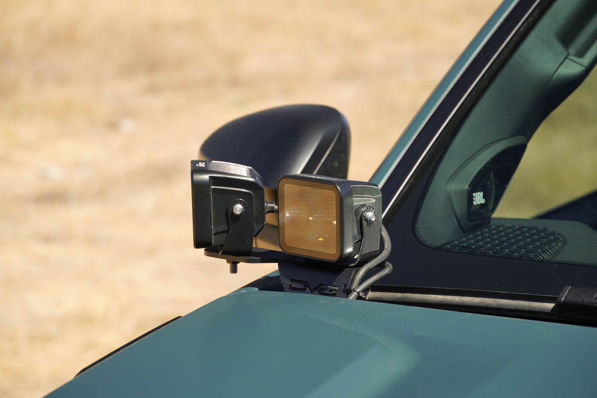 DV8 Offroad - 2025+ Toyota 4Runner Ditch Light Brackets - LBTF3-01