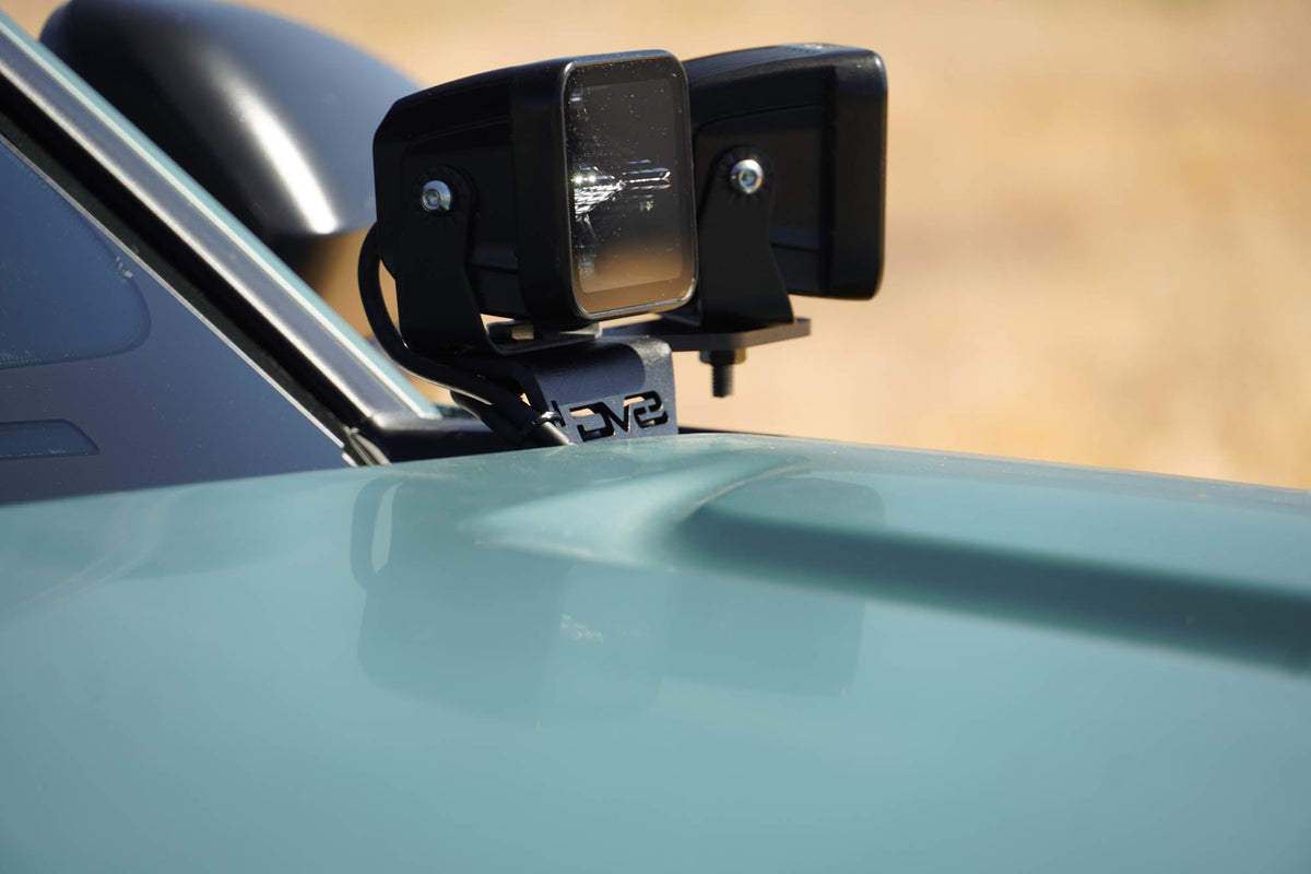 DV8 Offroad - 2025+ Toyota 4Runner Ditch Light Brackets - LBTF3-01