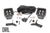 LED Light Kit | Hinge Mount | 2" Black Pair | White DRL | Jeep Gladiator JT/Wrangler JL (18-24)