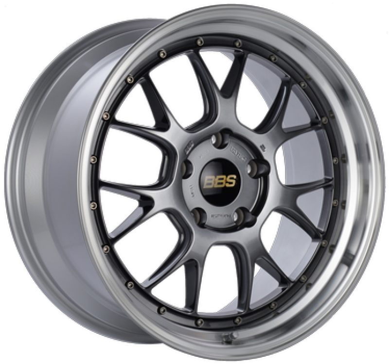BBS LM-R 19x10.5 5x114.3 ET15 82mm PFS Ring/Clip Required - Diamond Silver Wheel - LM356DSPK by BBS