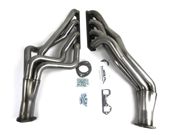 JBA 65-73 Ford Mustang 260-302 SBF 5 Speed T5/T56 1-3/4in Primary Raw 409SS Long Tube Header - 6611S for 1964-1973 Ford Musta