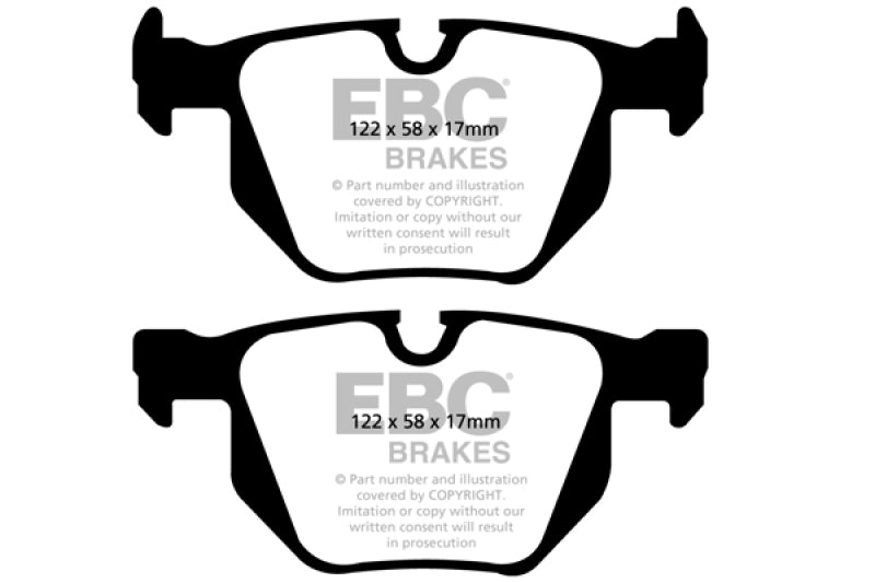 EBC 13+ BMW X1 3.0 Turbo (35i) Ultimax2 Rear Brake Pads - UD1170