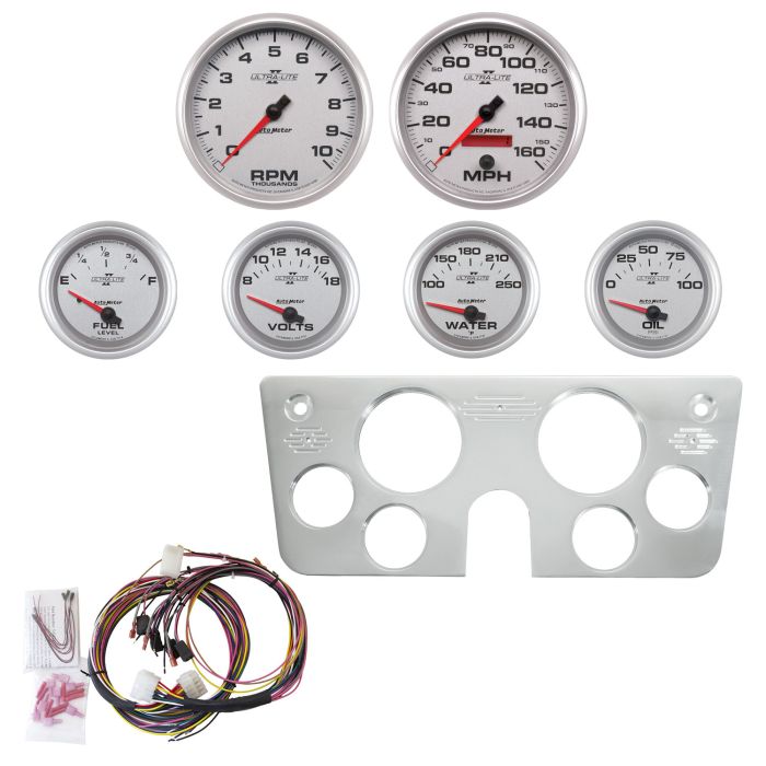 Autometer 67-72 Chevrolet Truck Direct Fit Dash Kit - ULTRA-LITE II - 7045-14