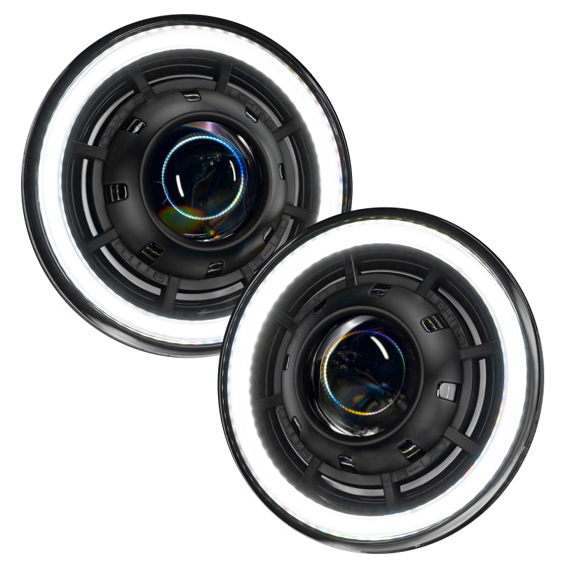 Oracle Oculus 7in Bi-LED Projector Headlights for Jeep Wrangler JK - 6000K SEE WARRANTY - 5876-001