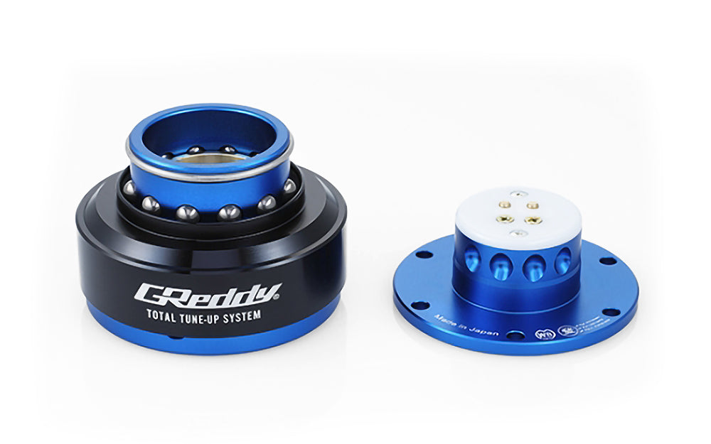 GReddy - Blue GREDDY Rapfix Ii Steering Wheel Quick Release Hub - 70723801